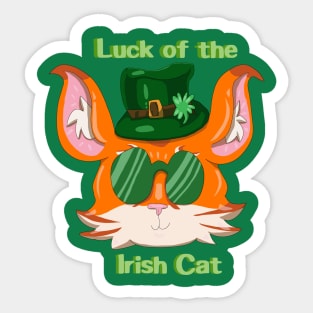 Irish Cat Sticker